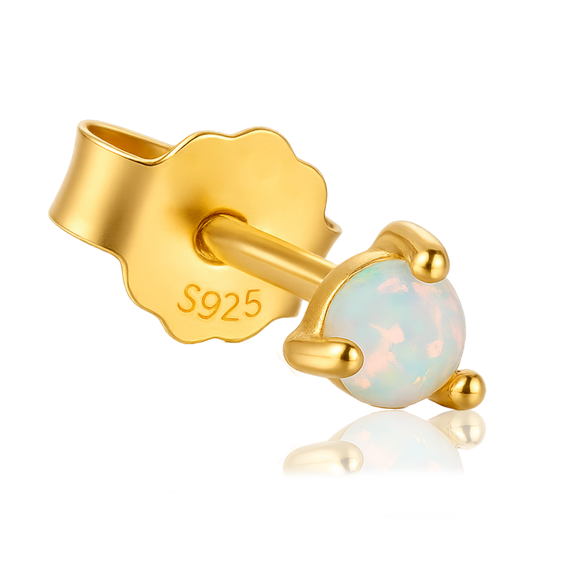 Orecchino Mini Opale Oro