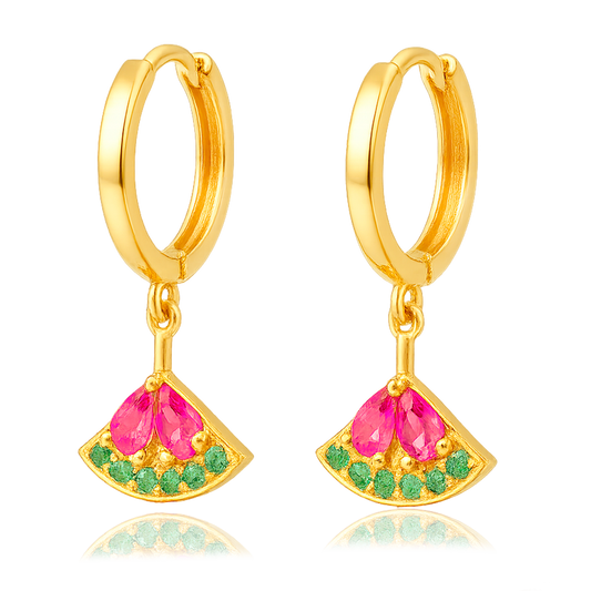 Watermelon earrings