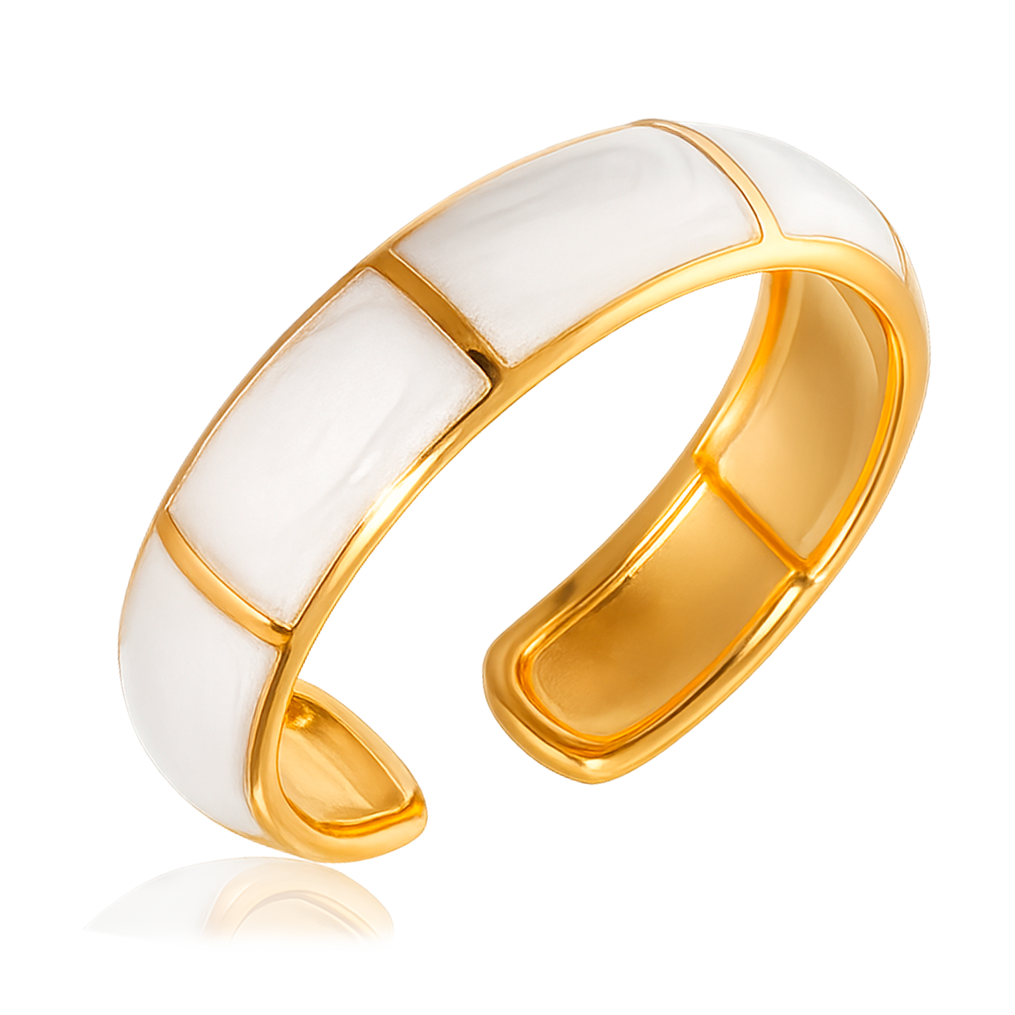Anello Neva Bianco Oro