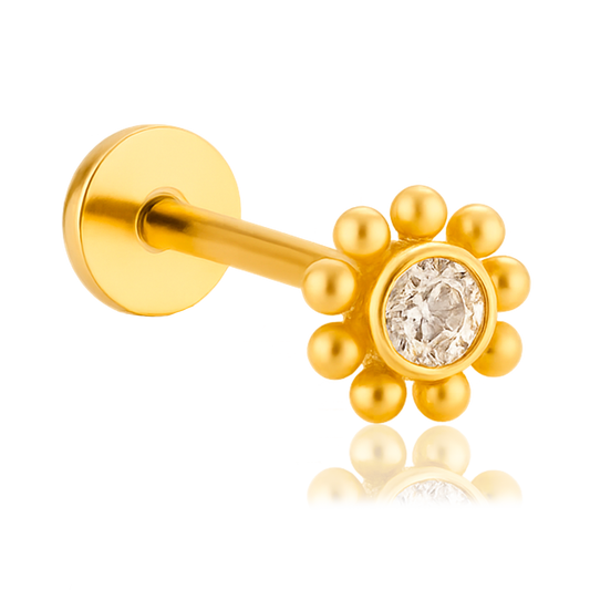 Polaris Gold Earring