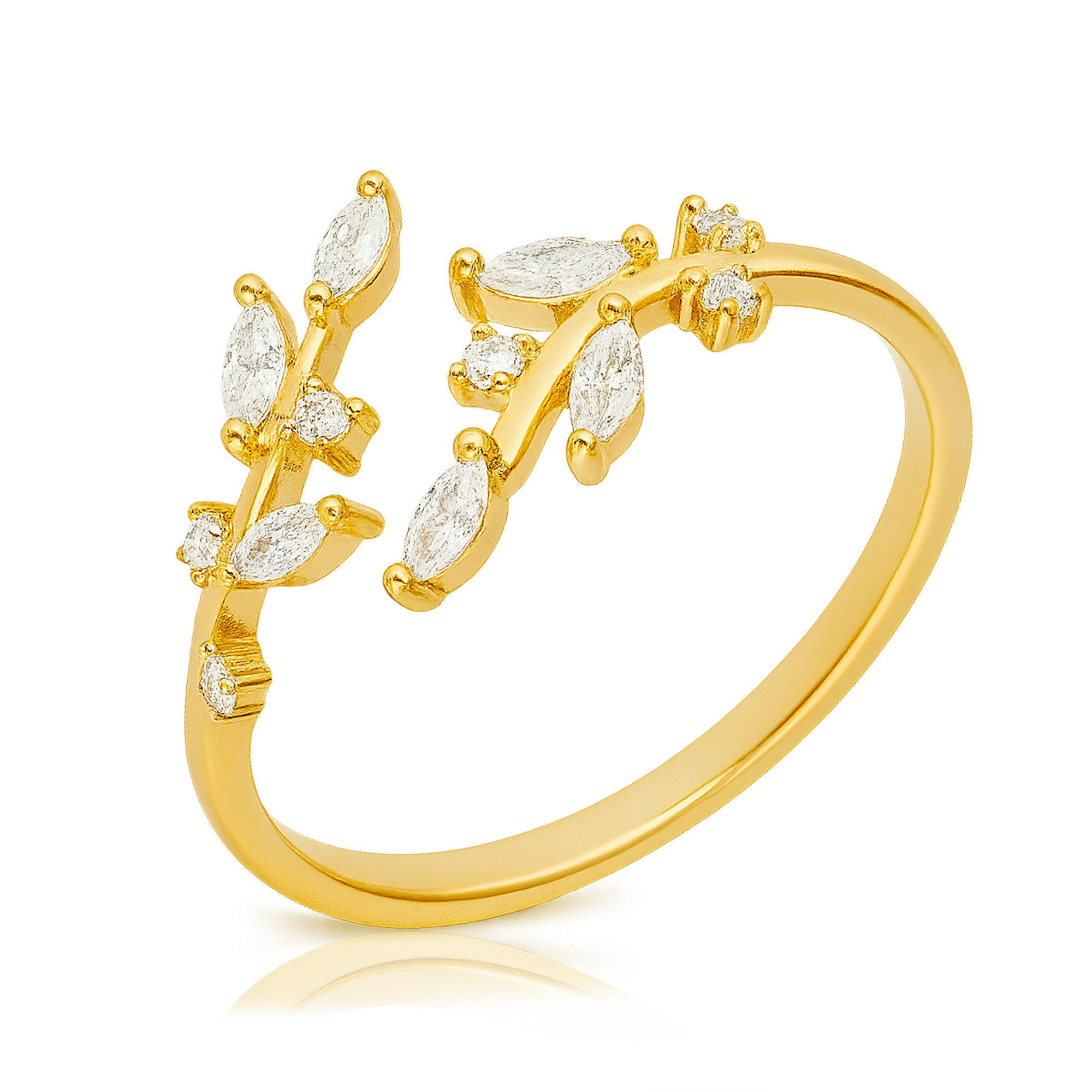 Anello Leaves Oro