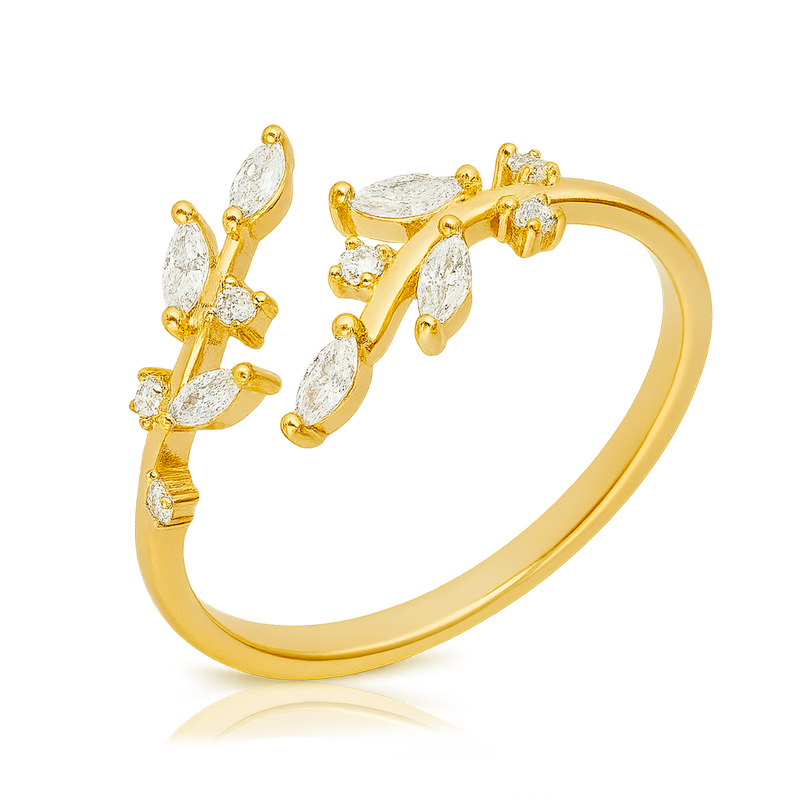 Anello Leaves Oro