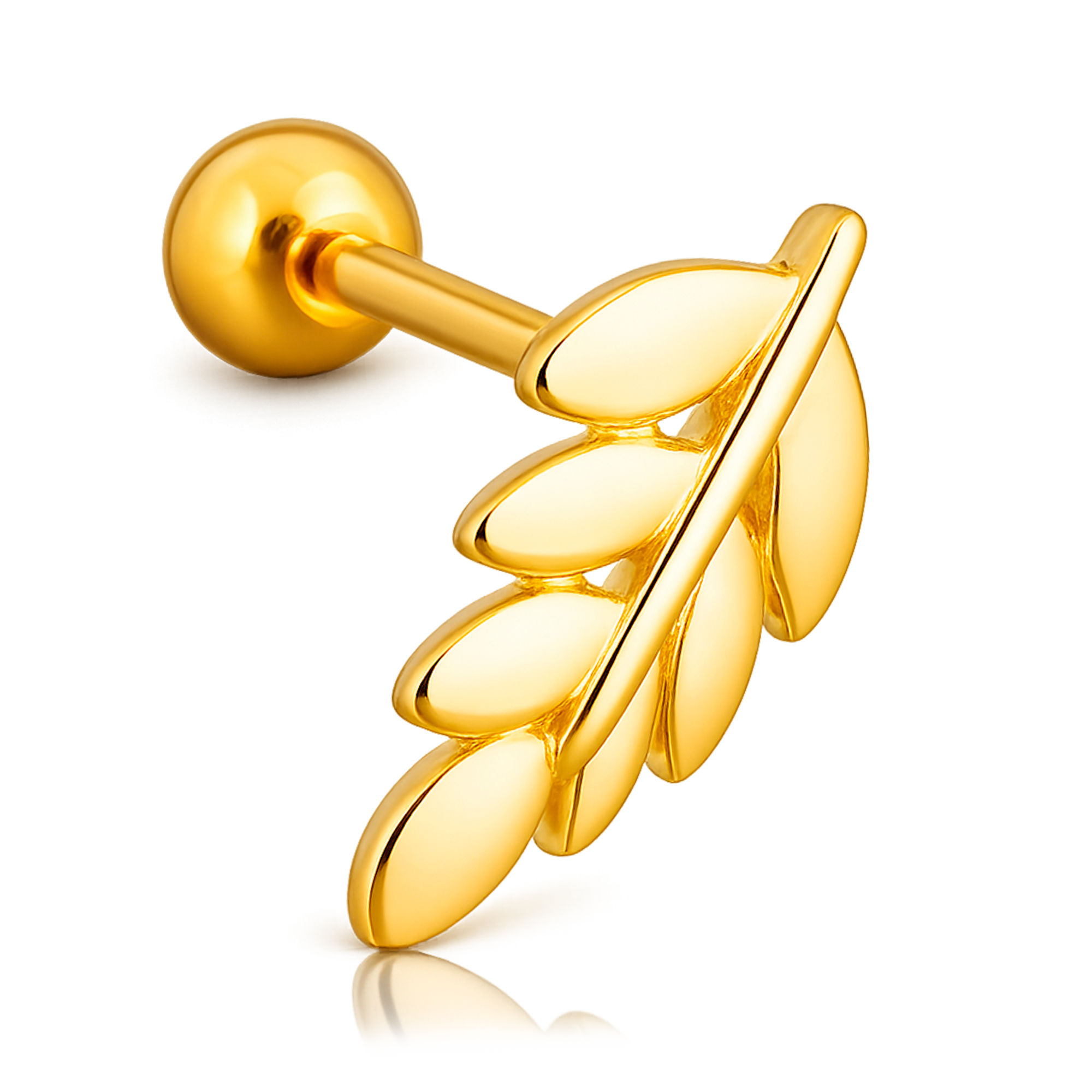 Pendiente Olivo Oro