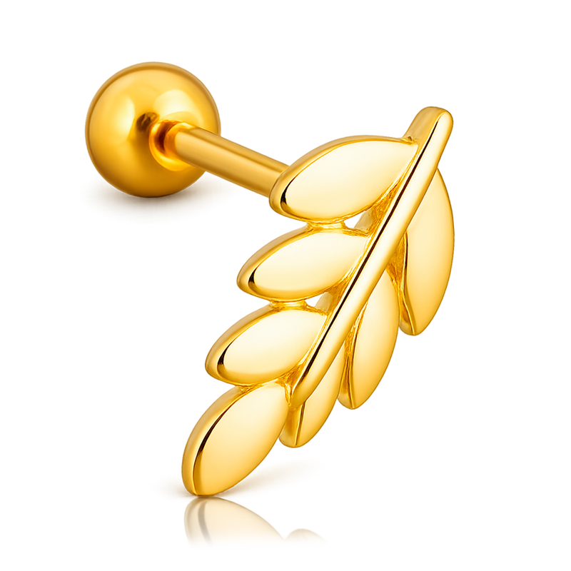 Pendiente Olivo Oro