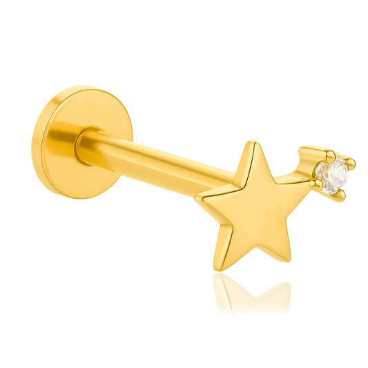 Polaris Gold Earring