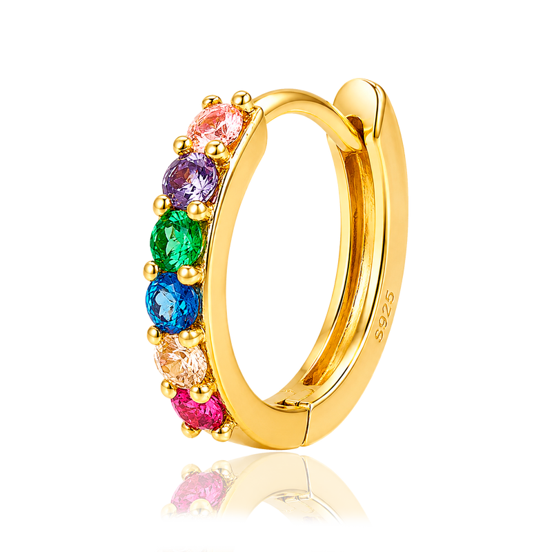 Orecchino Mini Rainbow - 7mm