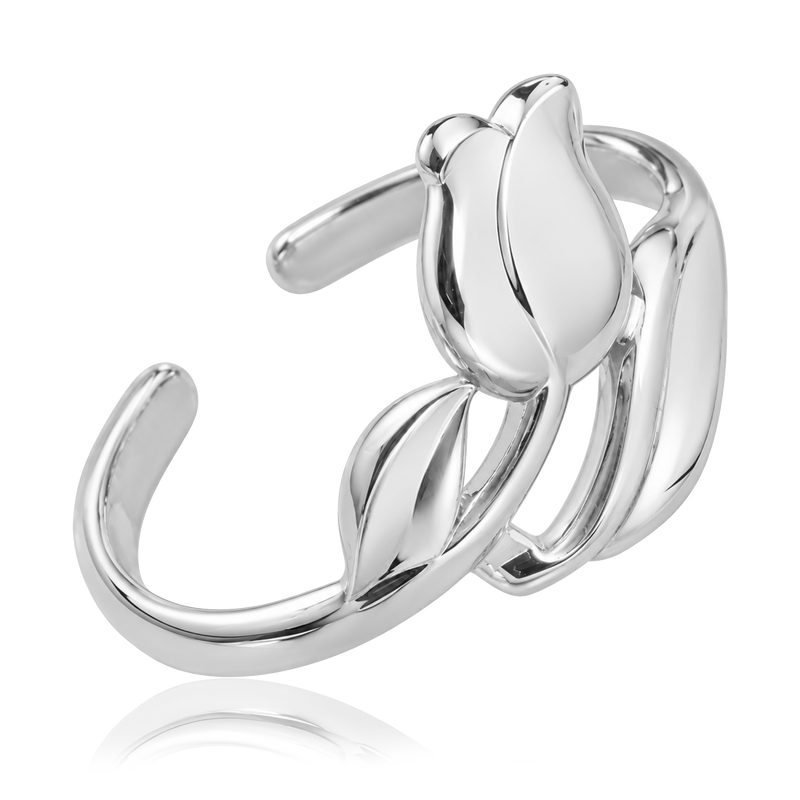 Anillo Tulipán Plata