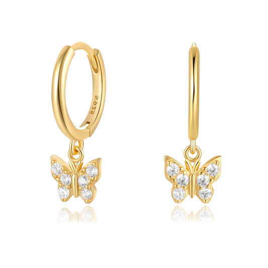 Orecchini Shiny Butterfly Oro