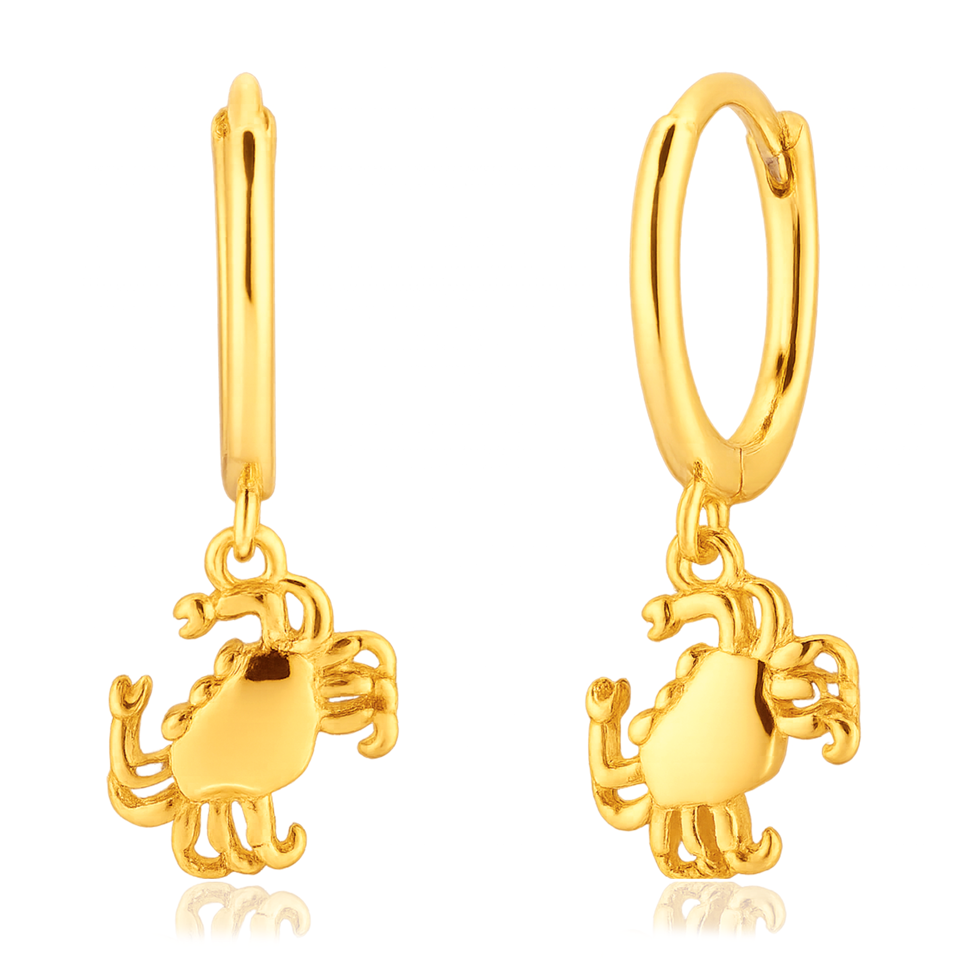 Aros Cangrejo Oro