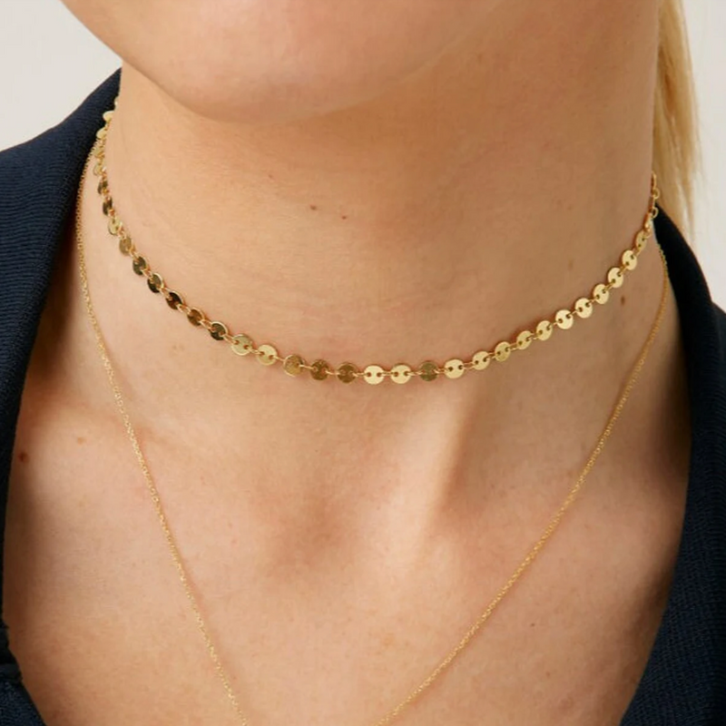 Choker Mini Monete Oro
