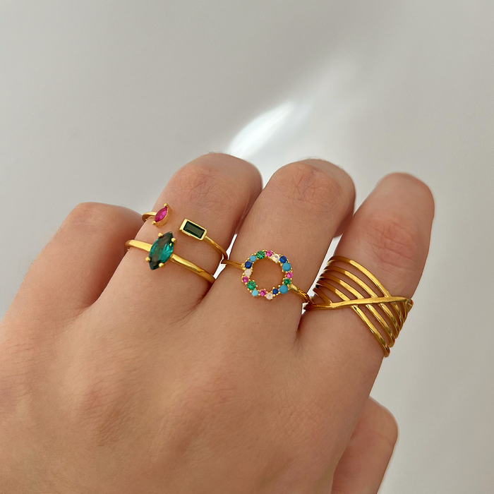 Anillo Colorful Doli Oro