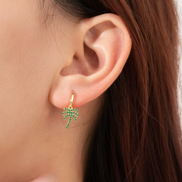 Orecchini Palm Argento