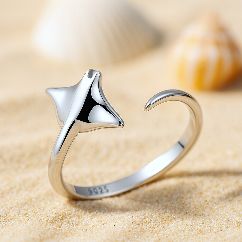 Anello Manta in Argento