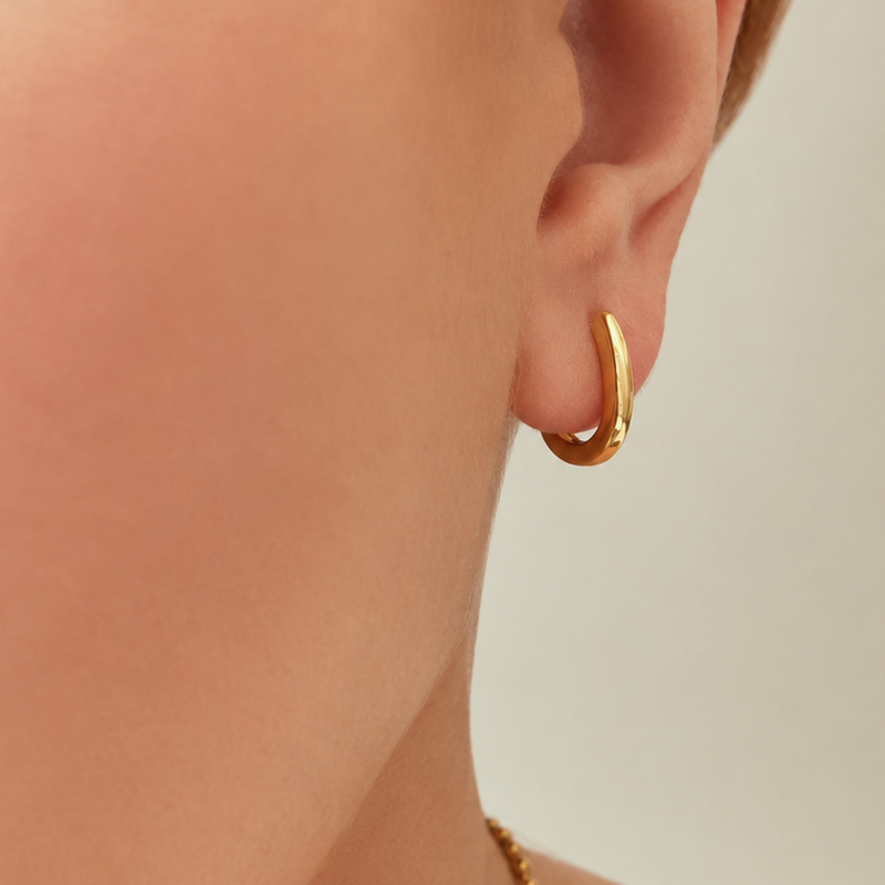 Orecchini Medi Basic Argento
