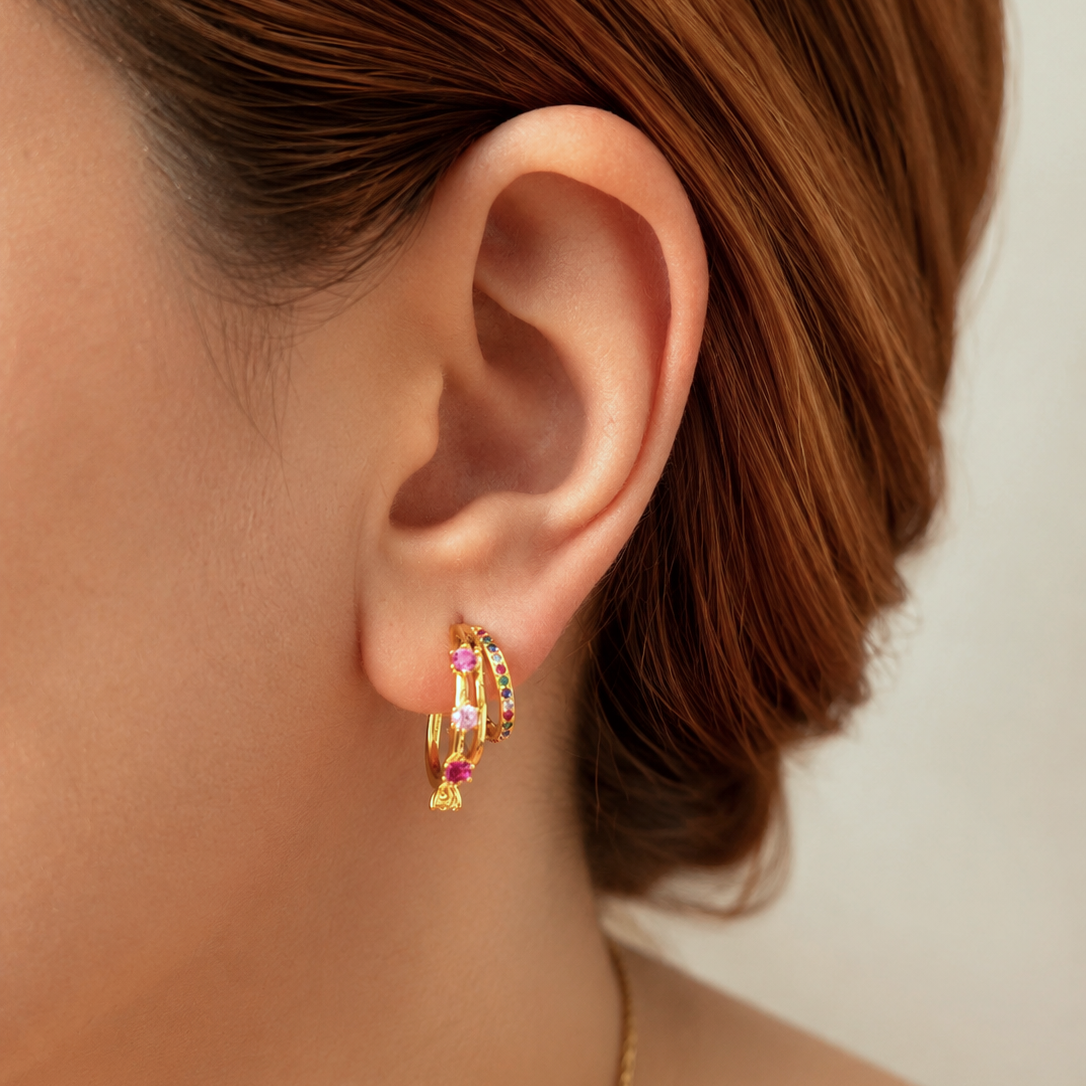 Orecchini Medi Basic Argento