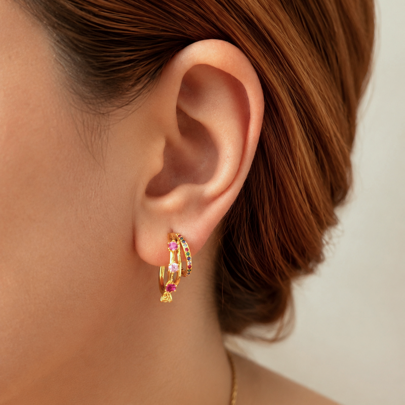 Orecchini Medi Basic Argento