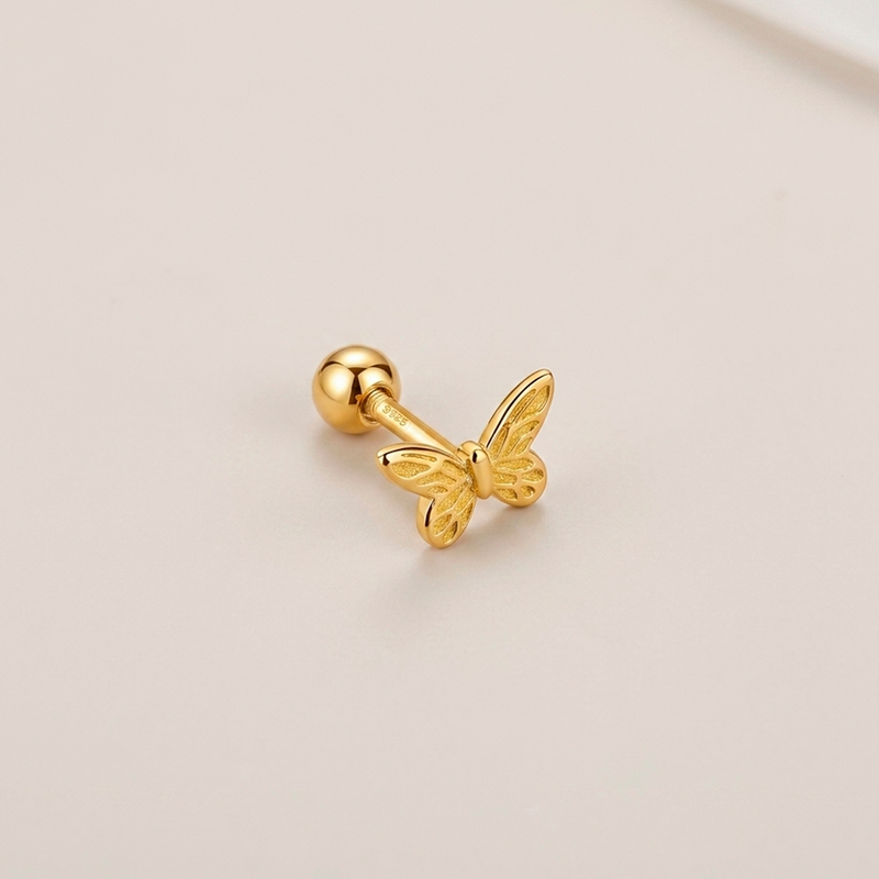 Pendiente Mini Mariposa Oro