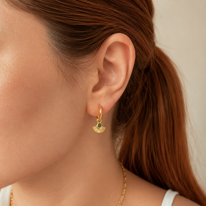 Aros Jaya Green Oro