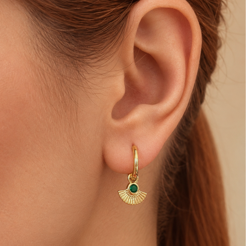 Aros Jaya Green Oro