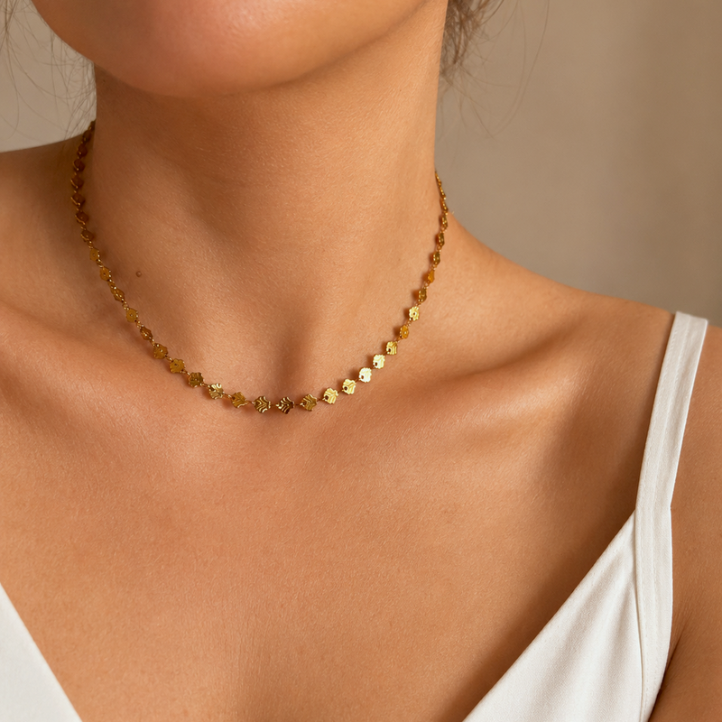 Choker Mini Shells Oro