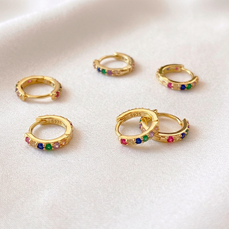 Orecchino Mini Rainbow - 7mm