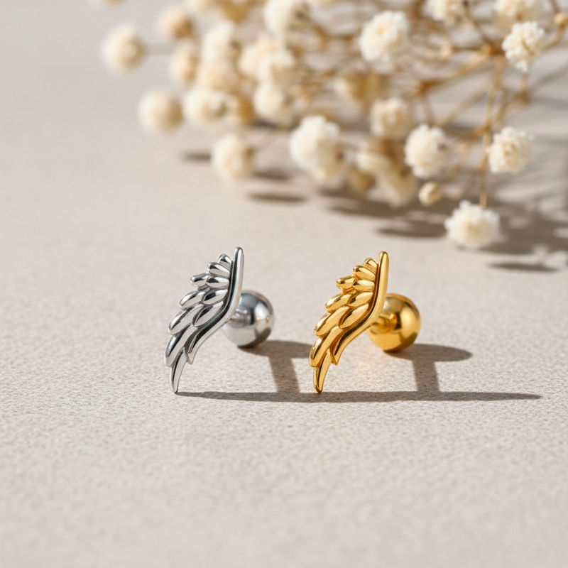 Hermes Gold Earring
