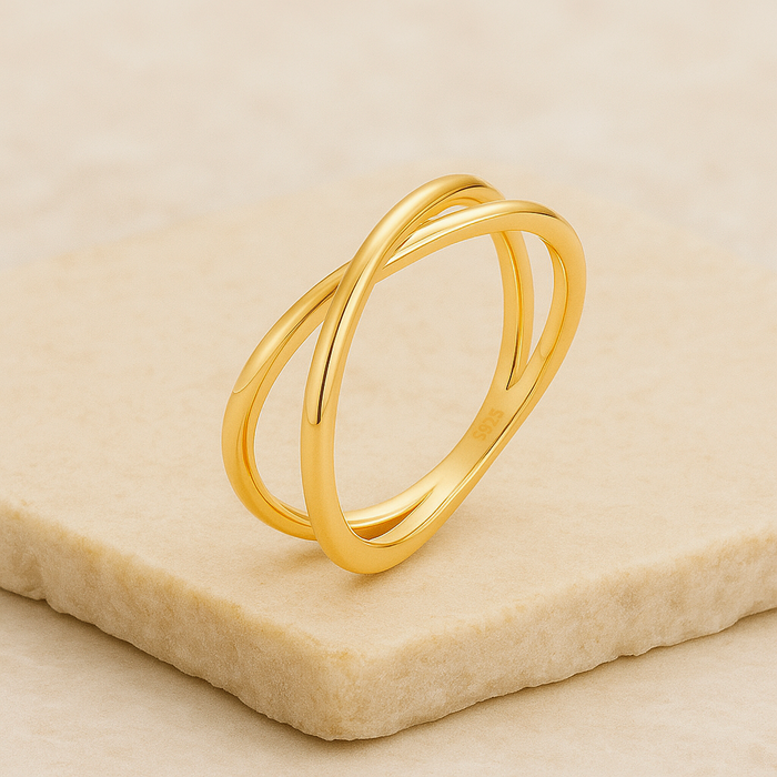 Anello Incrociato Oro