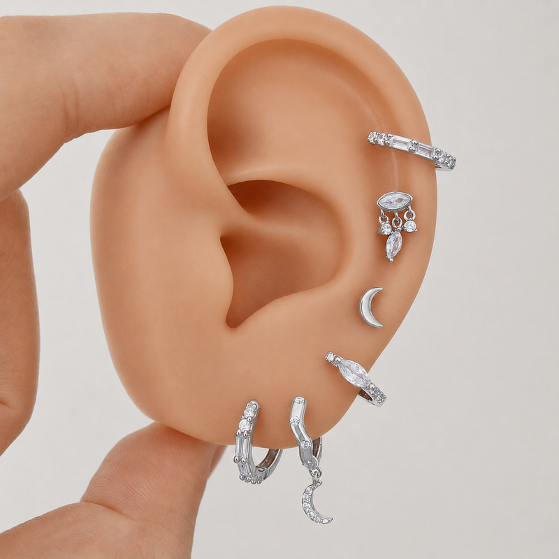 Aros Moony Plata