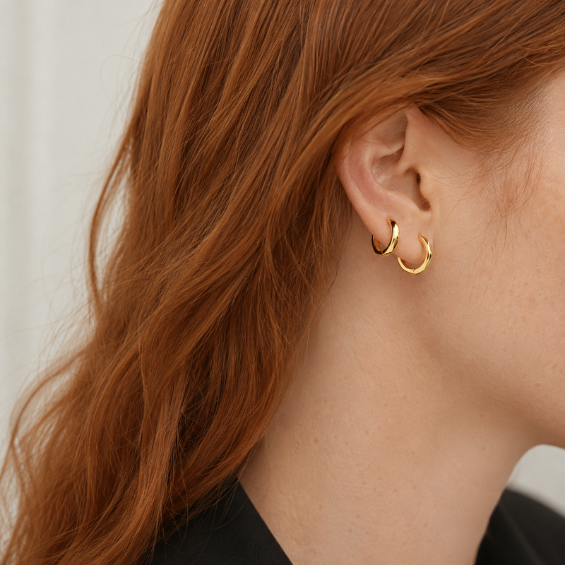 Axelia Gold Earrings