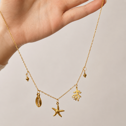 Gold Sun Necklace