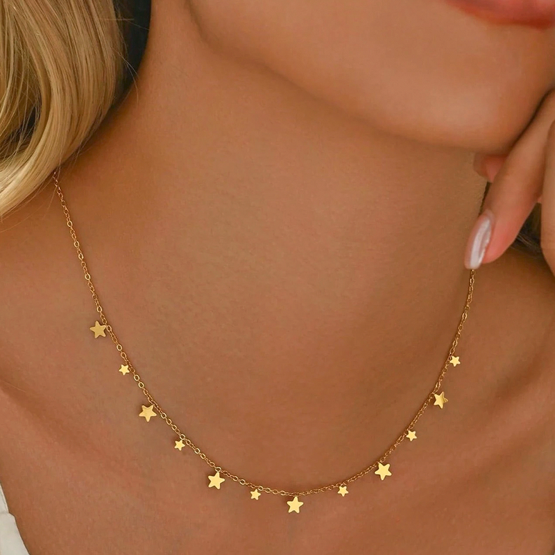 Choker Stelline Oro