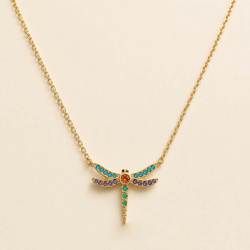 Collana Luna e Stella Oro