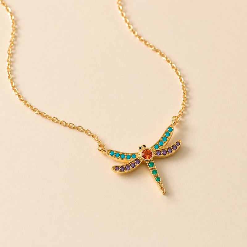 Collana Luna e Stella Oro