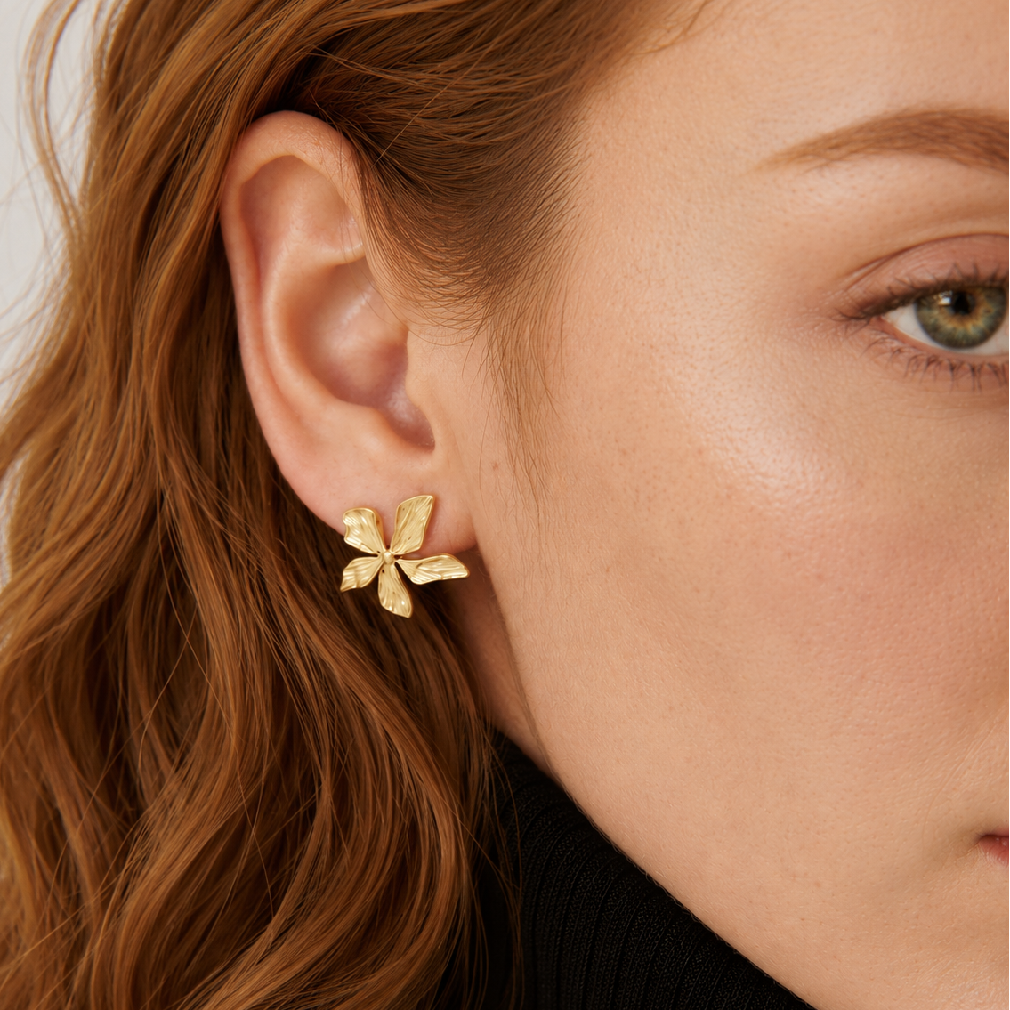 Pendientes Blume Oro