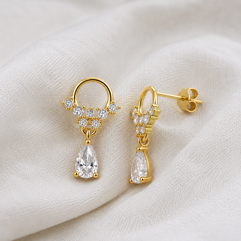 Pendientes Evania Oro