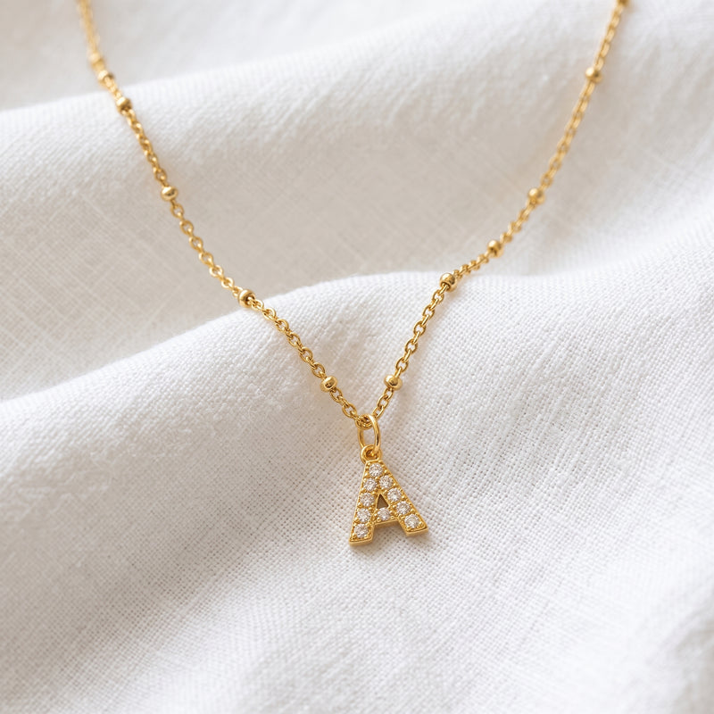 Collana Shiny Iniziale Palline Oro
