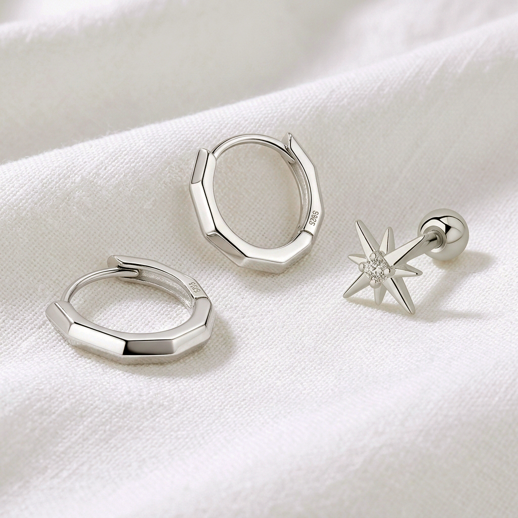 Set Cubic Star Plata