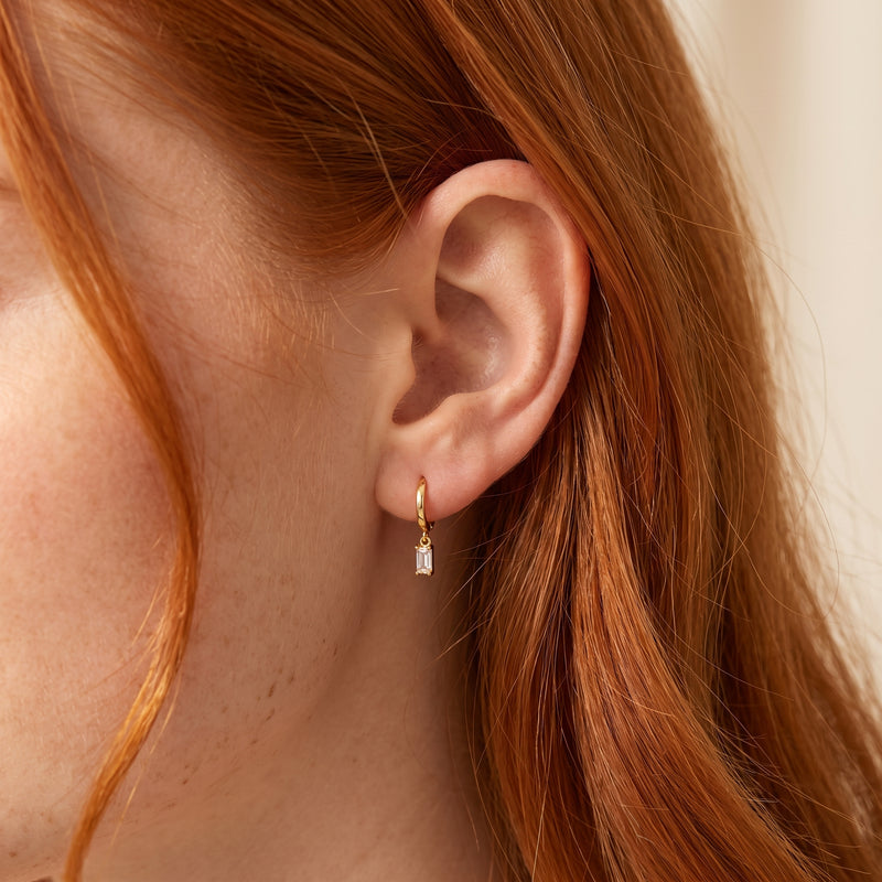 Phoebe White Earrings