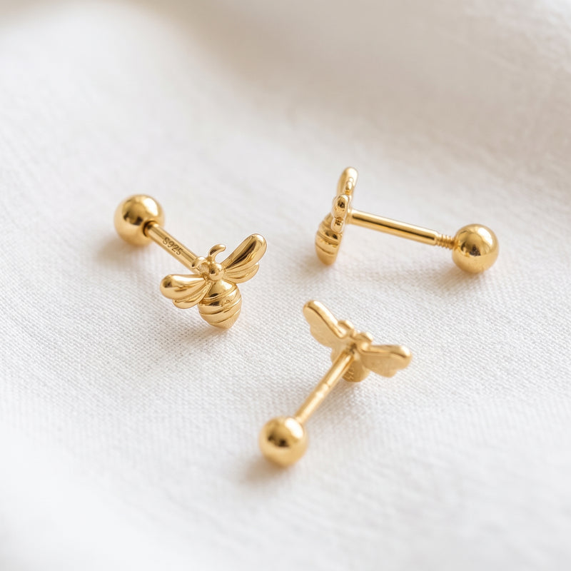 Orecchino Mini Ape Oro