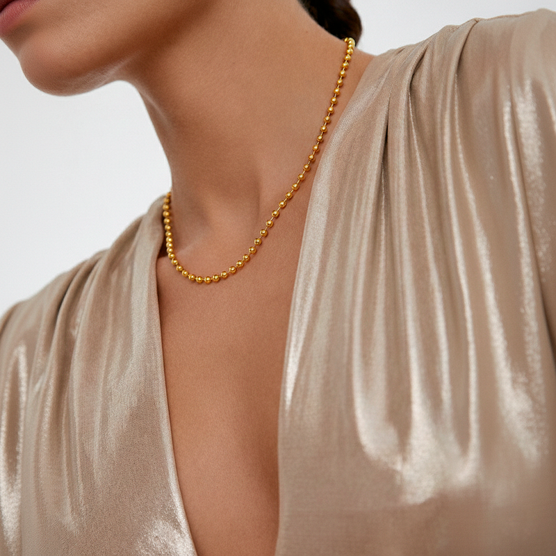 Collar Dots Oro