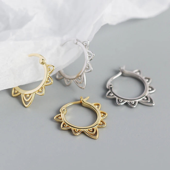 Orecchini Mandala Oro