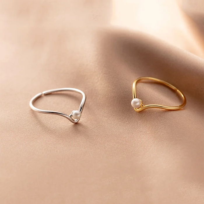 Anello Perlina Argento