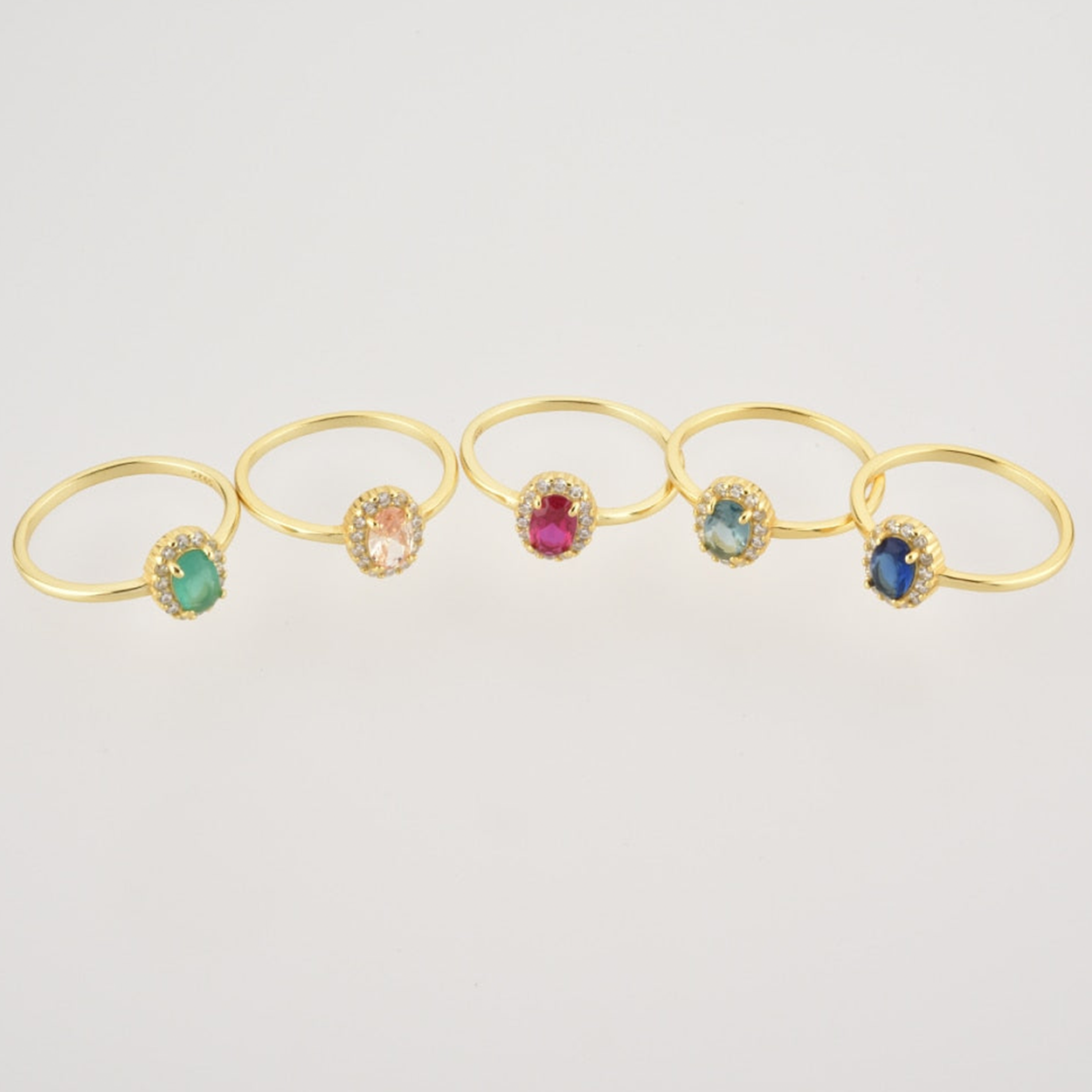 Anello Ovale Oro Rosa