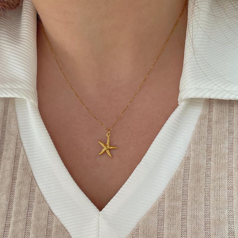 Collana Stella Marina Oro