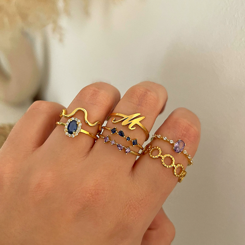 Pink Oval Ring 