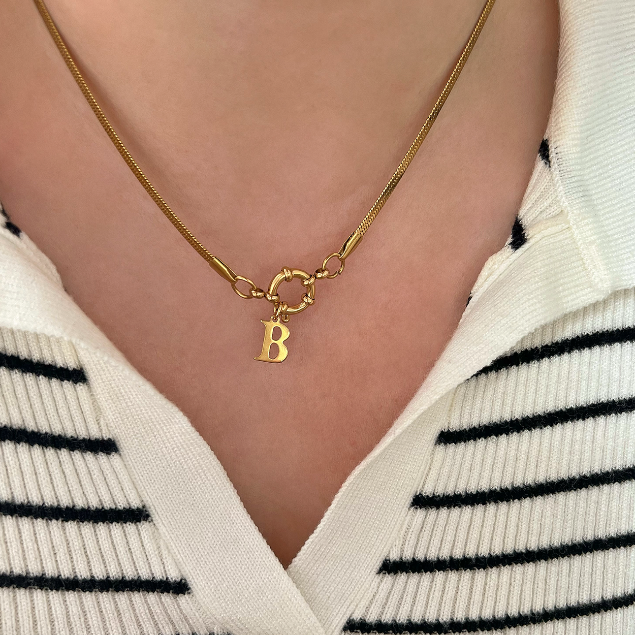 Collana Catena Serpente Oro 