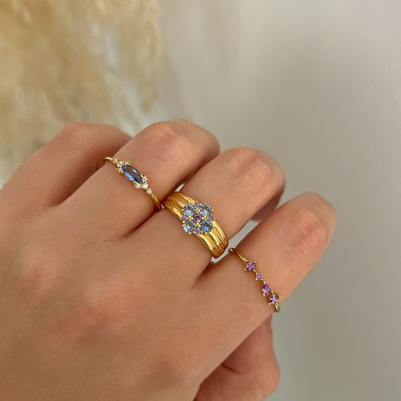 Anello Zuri Lilla Oro