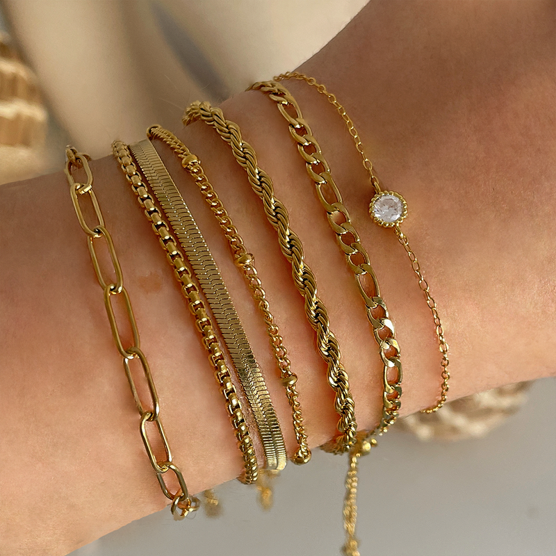 Bracciale Liens Oro - 3mm