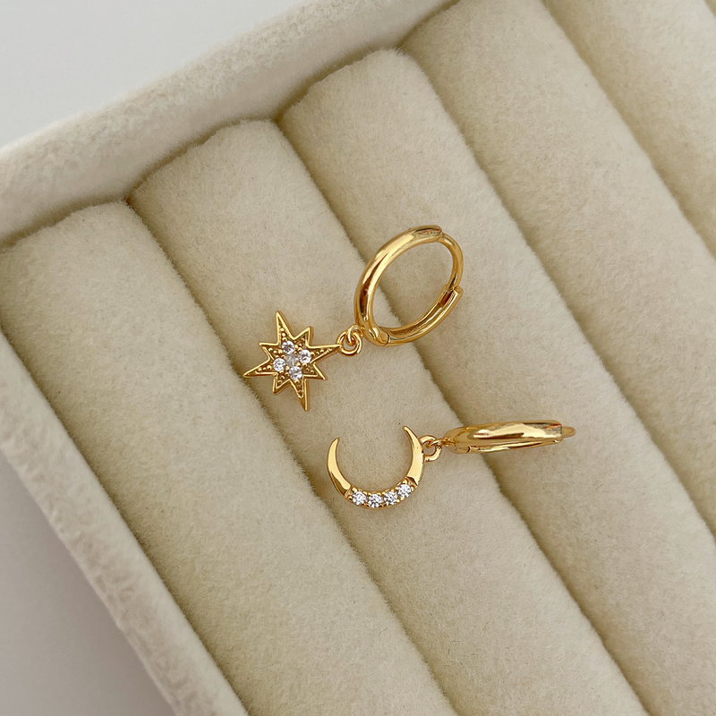 Orecchini a cerchio Mystic Oro