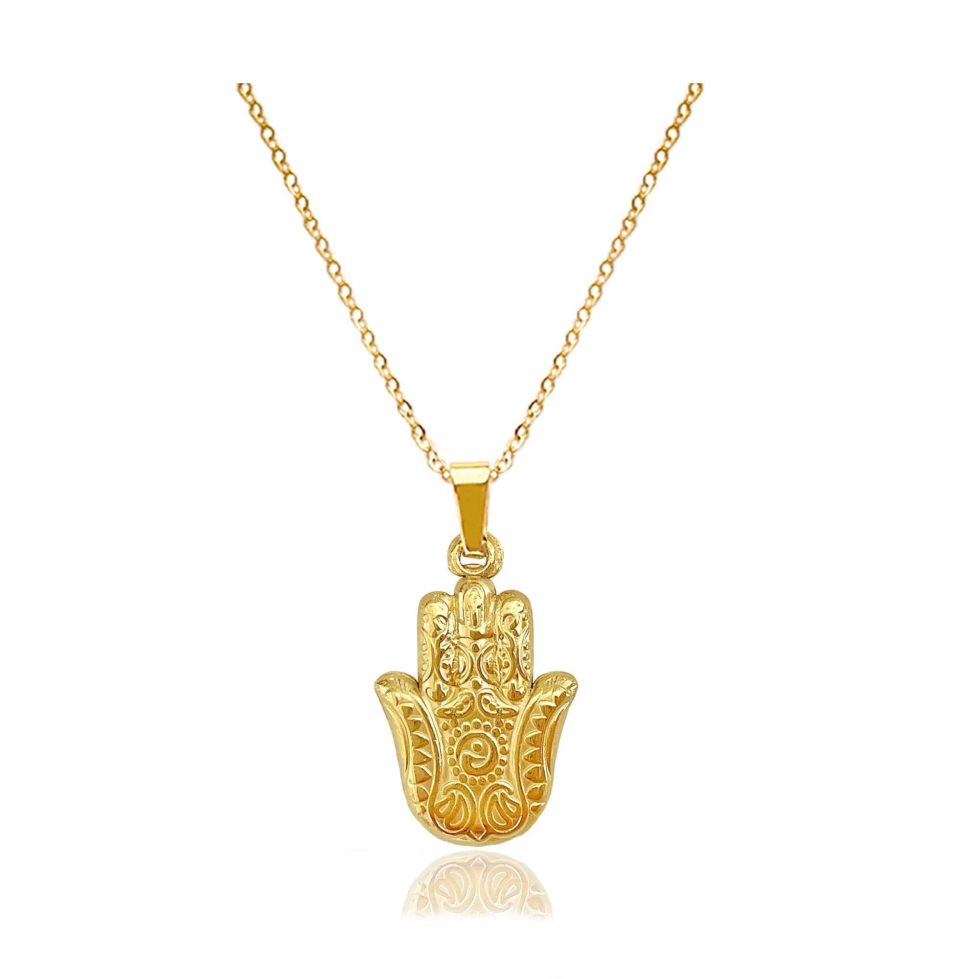 Collar Mano de Fátima Oro